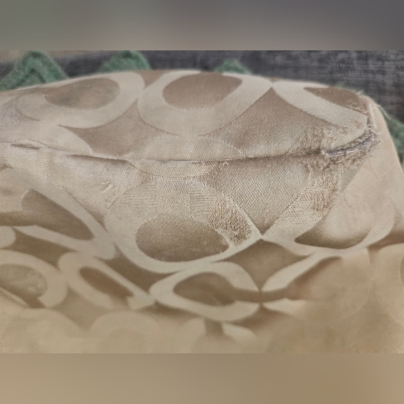 Coach Beige/Brown Fabric Madison Op Art Tote. Y2k - Picture 7 of 12